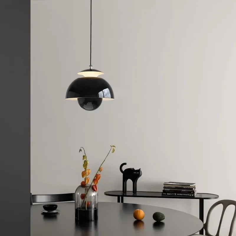 GlintNord – Modern LED Hänglampa i Metall & Glas med Dimfunktion Bonusnir